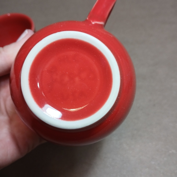 Fiesta Red Tea Coffee Cup 7.75 oz 2 cups - Picture 7 of 7